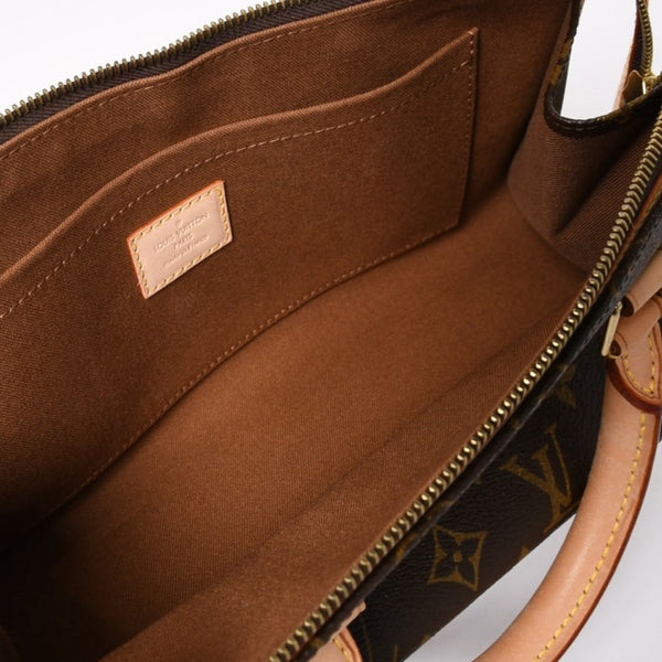 新品同様 LOUIS VUITTON ルイヴィトン モノグラム ポパンクール ハンドバッグ M40009 ロゴ モノグラムキャンバス ブラウン 中古 4a003648