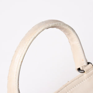 BOTTEGA VENETA Intrecciato 2WAY Bag Shoulder Bag Handbag Off White Black Hardware 4a003701