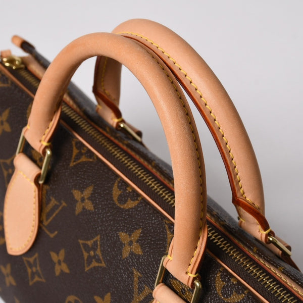 新品同様 LOUIS VUITTON ルイヴィトン モノグラム ポパンクール ハンドバッグ M40009 ロゴ モノグラムキャンバス ブラウン 中古 4a003648