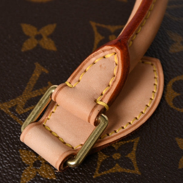 新品同様 LOUIS VUITTON ルイヴィトン モノグラム ポパンクール ハンドバッグ M40009 ロゴ モノグラムキャンバス ブラウン 中古 4a003648