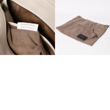 Load image into Gallery viewer, BOTTEGA VENETA ボッテガ ヴェネタ イントレチャート 2WAY バッグ ショルダーバッグ ハンドバッグ オフホワイト ブラック金具 4a003701