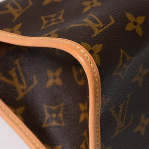 新品同様 LOUIS VUITTON ルイヴィトン モノグラム ポパンクール ハンドバッグ M40009 ロゴ モノグラムキャンバス ブラウン 中古 4a003648