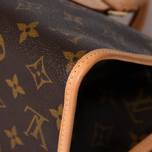 新品同様 LOUIS VUITTON ルイヴィトン モノグラム ポパンクール ハンドバッグ M40009 ロゴ モノグラムキャンバス ブラウン 中古 4a003648