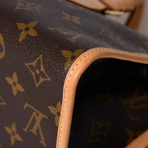 新品同様 LOUIS VUITTON ルイヴィトン モノグラム ポパンクール ハンドバッグ M40009 ロゴ モノグラムキャンバス ブラウン 中古 4a003648