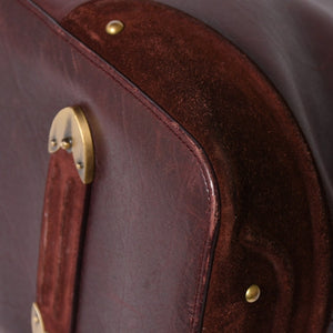 Christian Dior クリスチャンディオール Hand Bag ハンドバッグ バーガンディ ワインレッド 05-MA-0047 マットゴールド金具 美品 中古 4a003654