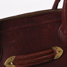 画像をギャラリービューアに読み込む, Christian Dior クリスチャンディオール Hand Bag ハンドバッグ バーガンディ ワインレッド 05-MA-0047 マットゴールド金具 美品 中古 4a003654