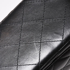 Like new CHANEL Mini Matelasse 17 S Flap S Chain Shoulder Bag 18th Series Coco Mark Lambskin Black Used 4a003658