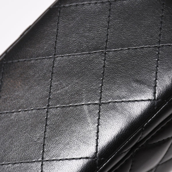 Like new CHANEL Mini Matelasse 17 S Flap S Chain Shoulder Bag 18th Series Coco Mark Lambskin Black Used 4a003658