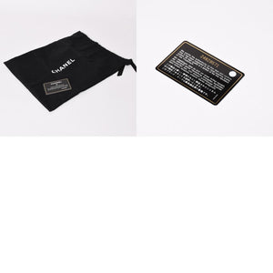 CHANEL シャネル シェブロン スタッド ウォーズ チェーンショルダーバッグ 24番台 ココマーク カーフスキン シルバー金具 美品 中古 4a003691