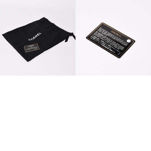 CHANEL シャネル シェブロン スタッド ウォーズ チェーンショルダーバッグ 24番台 ココマーク カーフスキン シルバー金具 美品 中古 4a003691