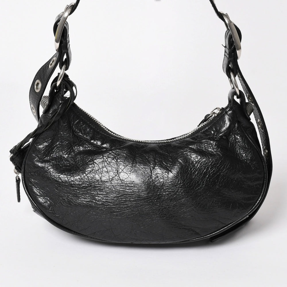 極美品 BALENCIAGA バレンシアガ ショルダーバッグ Le cagole ルカゴール ブラック 671309 中古 4a003814