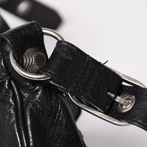 Very good condition BALENCIAGA Balenciaga shoulder bag Le cagole black 671309 used 4a003814