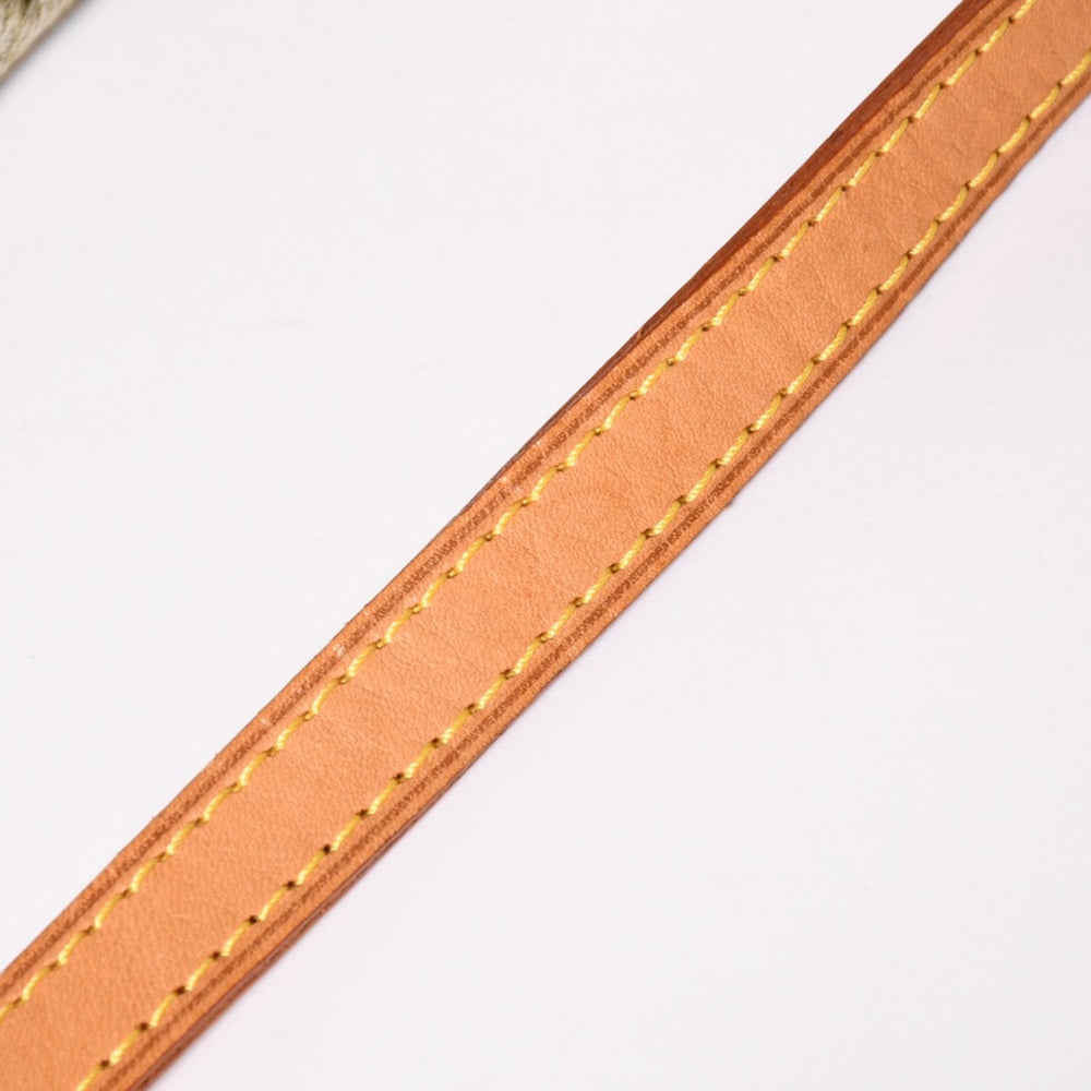 極美品 LOUIS VUITTON ルイヴィトン ミニ プリーティ ワンショルダーバッグ M95217 モノグラム デニム カーキ ゴールド金具 中古 4a003584