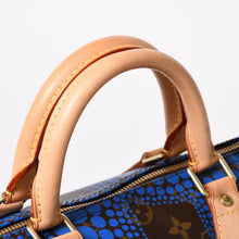 Load image into Gallery viewer, 極美品 LOUIS VUITTON ルイヴィトン スピーディ30 ハンドバッグ M40691 モノグラム パンプキンドット 草間彌生 ブルー 中古 4a003662