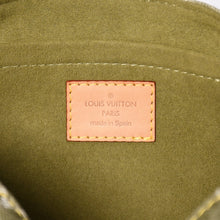 Load image into Gallery viewer, 極美品 LOUIS VUITTON ルイヴィトン ミニ プリーティ ワンショルダーバッグ M95217 モノグラム デニム カーキ ゴールド金具 中古 4a003584