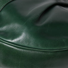 Load image into Gallery viewer, SAINT LAURENT サンローラン リヴゴーシュ レザー ホーボーショルダーバッグ トムフォード期 プリーツ加工 グリーン 120436 シルバー金具 美品 中古 4a003520