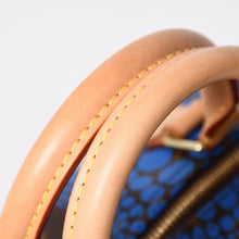 Load image into Gallery viewer, 極美品 LOUIS VUITTON ルイヴィトン スピーディ30 ハンドバッグ M40691 モノグラム パンプキンドット 草間彌生 ブルー 中古 4a003662