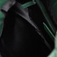 Load image into Gallery viewer, SAINT LAURENT サンローラン リヴゴーシュ レザー ホーボーショルダーバッグ トムフォード期 プリーツ加工 グリーン 120436 シルバー金具 美品 中古 4a003520