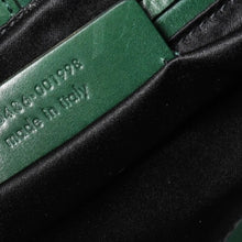 Load image into Gallery viewer, SAINT LAURENT サンローラン リヴゴーシュ レザー ホーボーショルダーバッグ トムフォード期 プリーツ加工 グリーン 120436 シルバー金具 美品 中古 4a003520
