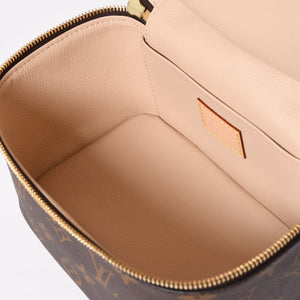 New and unused LOUIS VUITTON Nice Mini Vanity Bag M44495 Cosmetic Pouch Cosmetic Pouch Monogram Canvas Brown Gold Hardware Used 4a003655