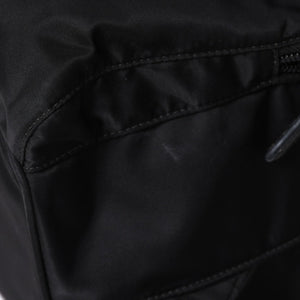 Very good condition PRADA Rucksack Shoulder Bag Nylon Silver Metal Fittings Triangle Logo Saffiano Used 4a003693