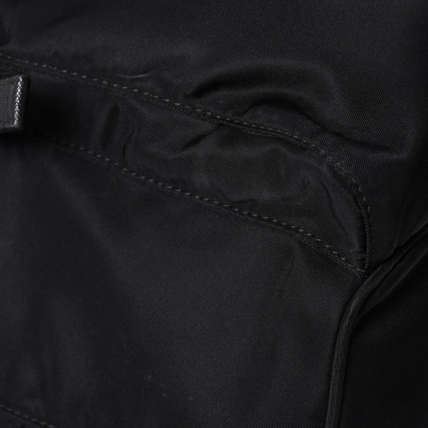 Very good condition PRADA Rucksack Shoulder Bag Nylon Silver Metal Fittings Triangle Logo Saffiano Used 4a003693