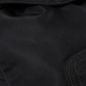 Very good condition PRADA Rucksack Shoulder Bag Nylon Silver Metal Fittings Triangle Logo Saffiano Used 4a003693