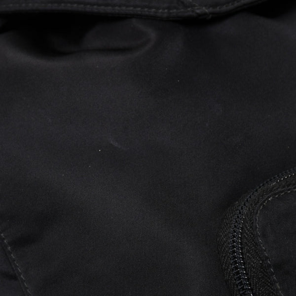 Very good condition PRADA Rucksack Shoulder Bag Nylon Silver Metal Fittings Triangle Logo Saffiano Used 4a003693