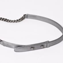 Load image into Gallery viewer, 極美品 CHANEL シャネル ボーイシャネル チェーンショルダーバッグ 20番台 ツイード レザー シルバー金具 中古 4a003664
