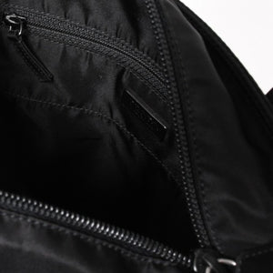 Very Good Condition PRADA Re-Nylon Mini Tote Bag BN0332 Tesuto Nylon Leather Black Triangle Logo Plate 31 Size Used 4a003666