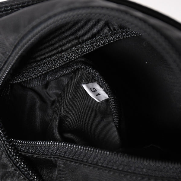Very Good Condition PRADA Re-Nylon Mini Tote Bag BN0332 Tesuto Nylon Leather Black Triangle Logo Plate 31 Size Used 4a003666