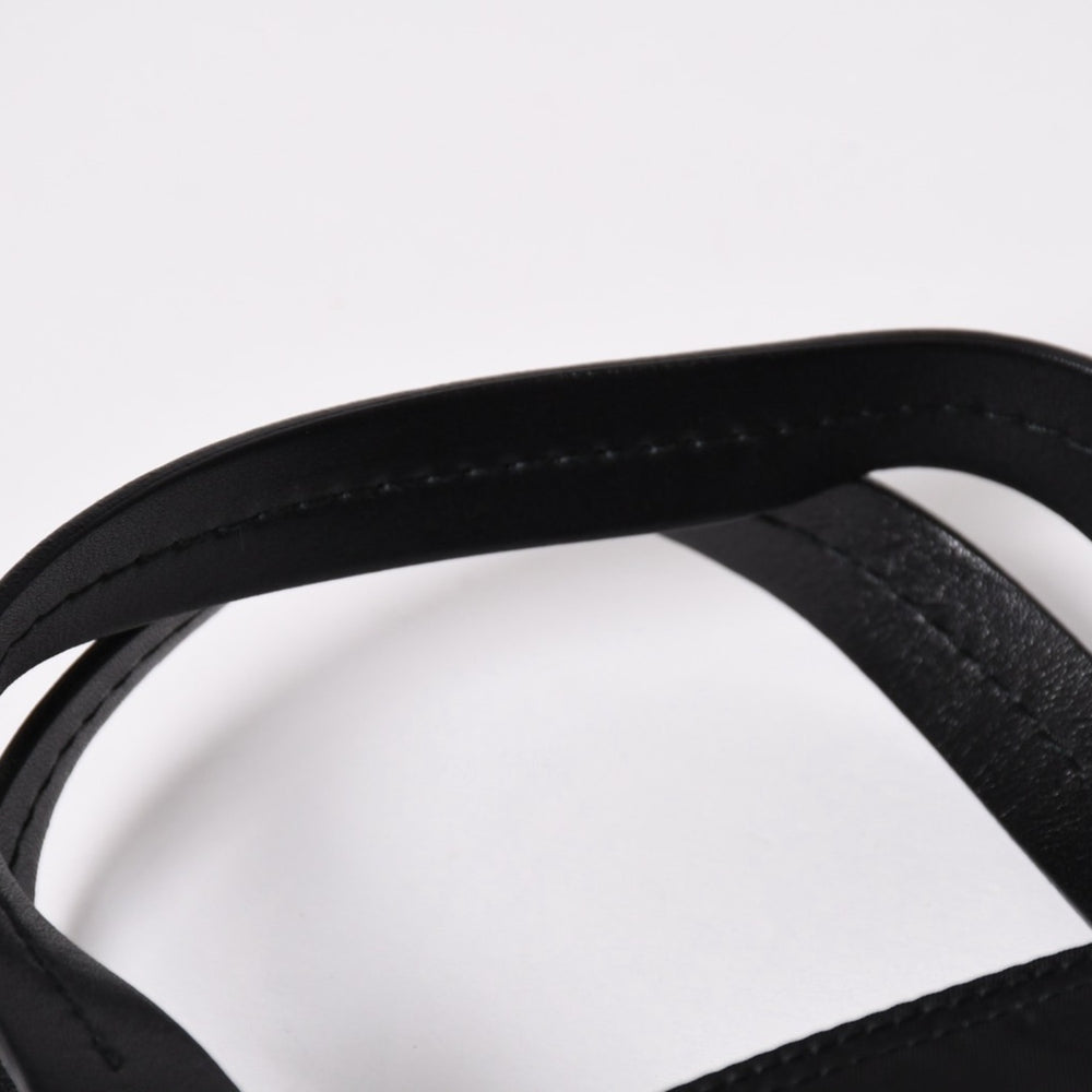 極美品 PRADA プラダ Re-Nylon ミニトートバッグ BN0332 テスートナイロン レザー ブラック トライアングルロゴプレート 31サイズ 中古 4a003666