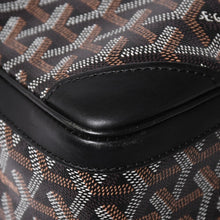 Load image into Gallery viewer, 極美品 GOYARD ゴヤール サンマルタン 新型 ハンドバッグ ショルダーバッグ PVC レザー ブラック シルバー金具 中古 4a003680