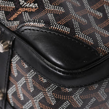 Load image into Gallery viewer, 極美品 GOYARD ゴヤール サンマルタン 新型 ハンドバッグ ショルダーバッグ PVC レザー ブラック シルバー金具 中古 4a003680