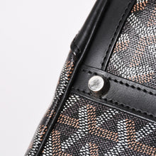 Load image into Gallery viewer, 極美品 GOYARD ゴヤール サンマルタン 新型 ハンドバッグ ショルダーバッグ PVC レザー ブラック シルバー金具 中古 4a003680