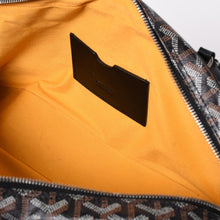 Load image into Gallery viewer, 極美品 GOYARD ゴヤール サンマルタン 新型 ハンドバッグ ショルダーバッグ PVC レザー ブラック シルバー金具 中古 4a003680
