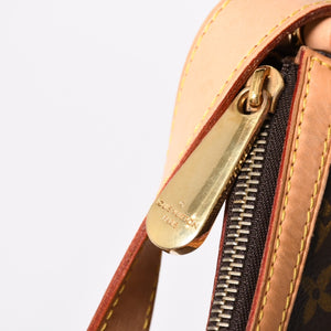 極美品 LOUIS VUITTON ルイヴィトン トゥラムGM ショルダーバッグ M40075 モノグラム ブラウン ゴールド金具 中古 4a003681