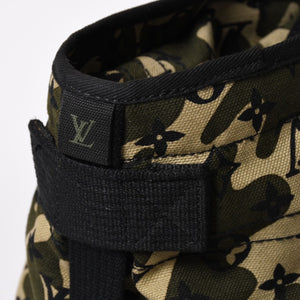 極美品 LOUIS VUITTON ルイヴィトン トレイ モノグラモフラージュ モノグラム トートバッグ 村上隆 限定 迷彩柄 M95783 中古 4a003582