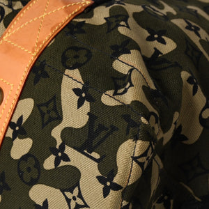 極美品 LOUIS VUITTON ルイヴィトン トレイ モノグラモフラージュ モノグラム トートバッグ 村上隆 限定 迷彩柄 M95783 中古 4a003582