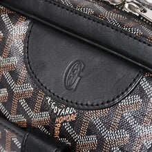 Load image into Gallery viewer, 極美品 GOYARD ゴヤール サンマルタン 新型 ハンドバッグ ショルダーバッグ PVC レザー ブラック シルバー金具 中古 4a003680