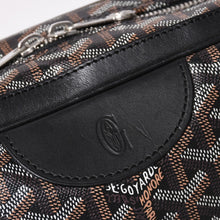 Load image into Gallery viewer, 極美品 GOYARD ゴヤール サンマルタン 新型 ハンドバッグ ショルダーバッグ PVC レザー ブラック シルバー金具 中古 4a003680