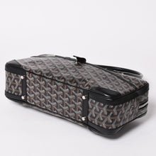 Load image into Gallery viewer, 極美品 GOYARD ゴヤール サンマルタン 新型 ハンドバッグ ショルダーバッグ PVC レザー ブラック シルバー金具 中古 4a003680