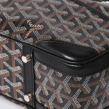 Load image into Gallery viewer, 極美品 GOYARD ゴヤール サンマルタン 新型 ハンドバッグ ショルダーバッグ PVC レザー ブラック シルバー金具 中古 4a003680