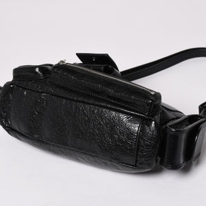 Very Good Condition BALENCIAGA Balenciaga Super Busy Leather Shoulder Bag Shoulder Bag Black 802227 Used 4a003690