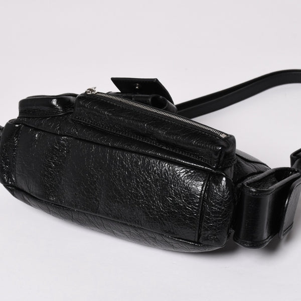 Very Good Condition BALENCIAGA Balenciaga Super Busy Leather Shoulder Bag Shoulder Bag Black 802227 Used 4a003690