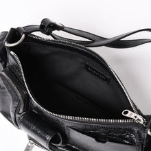 画像をギャラリービューアに読み込む, 極美品 BALENCIAGA バレンシアガ スーパービジー レザー Shoulder Bag ショルダーバッグ ブラック 802227 中古 4a003690