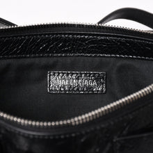 画像をギャラリービューアに読み込む, 極美品 BALENCIAGA バレンシアガ スーパービジー レザー Shoulder Bag ショルダーバッグ ブラック 802227 中古 4a003690