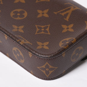 Very good condition LOUIS VUITTON Multi-pochette Félicie shoulder bag M80091 Brown Green Used 4a002385