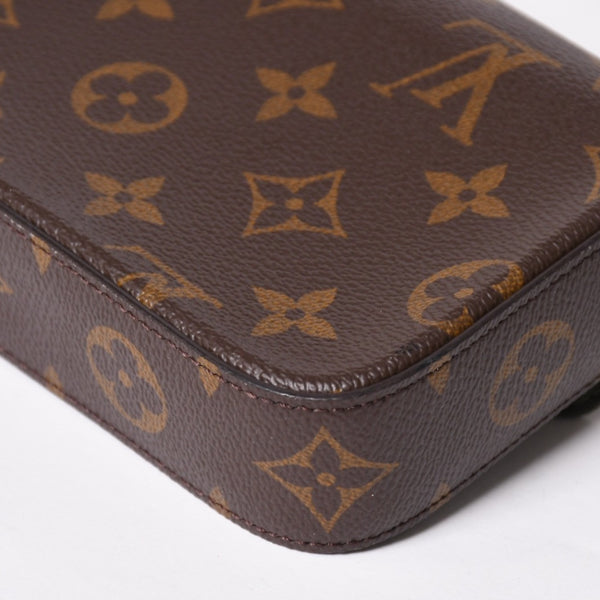 Very good condition LOUIS VUITTON Multi-pochette Félicie shoulder bag M80091 Brown Green Used 4a002385