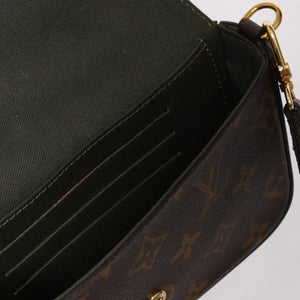 Very good condition LOUIS VUITTON Multi-pochette Félicie shoulder bag M80091 Brown Green Used 4a002385